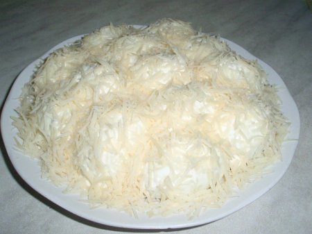 Салат "Сугробы"