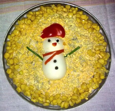Салат со шпротами