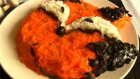 Салат "Лисья шубка"