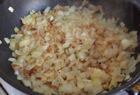 Простой печеночный салатик