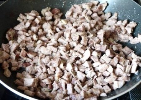 Салат из говядины с овощами