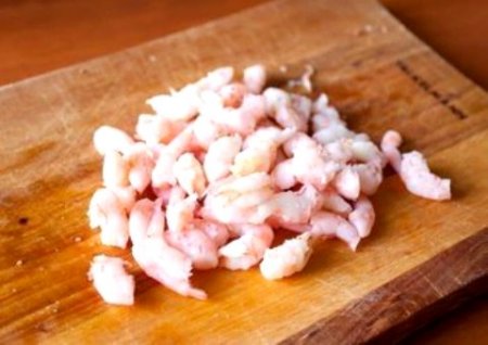 КРЕВЕТОЧНЫЙ САЛАТ В РАКУШКАХ