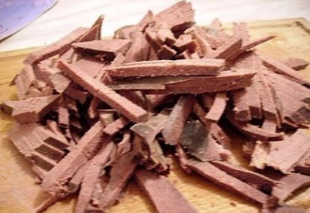 Салат из печени.