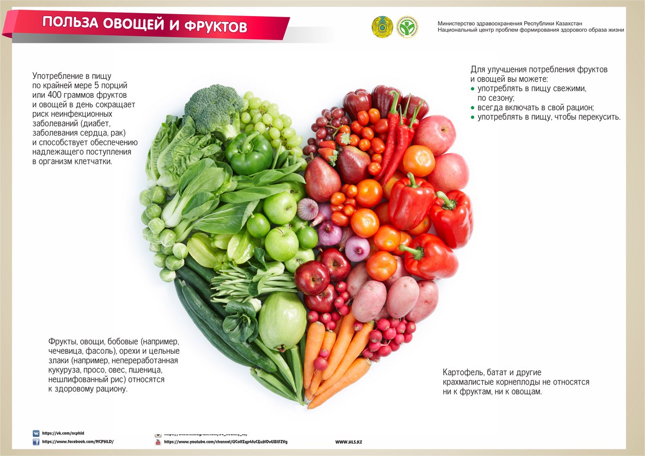 Польза овощей